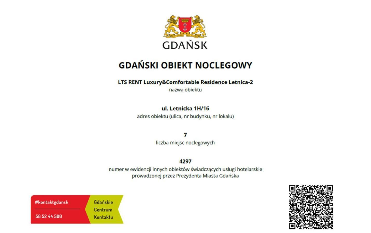 Lts Rent Luxury & Comfortable Residence Letnica Gdańsk Zewnętrze zdjęcie